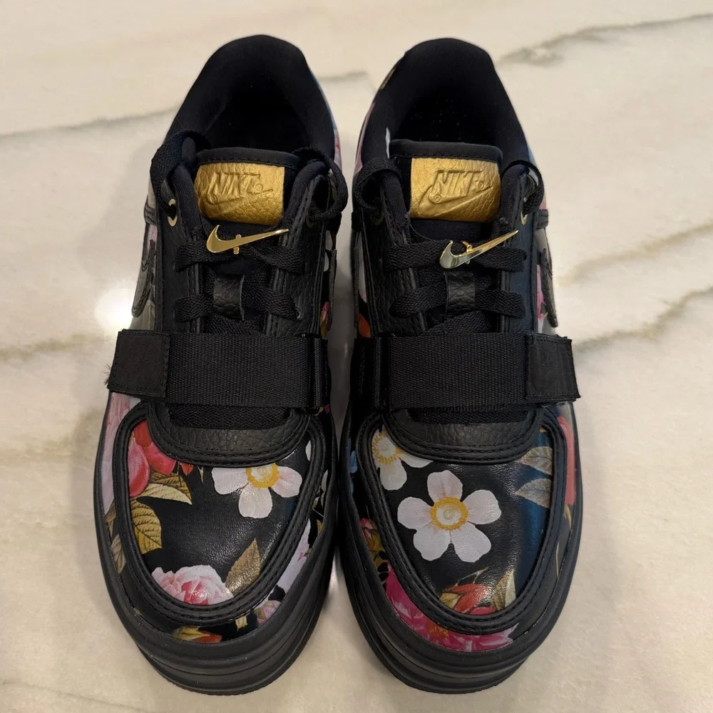 Nike Vandal 2K LX Sneakers Women’s Size 7.5 Black Dark Floral Platform - Picture 2 of 14